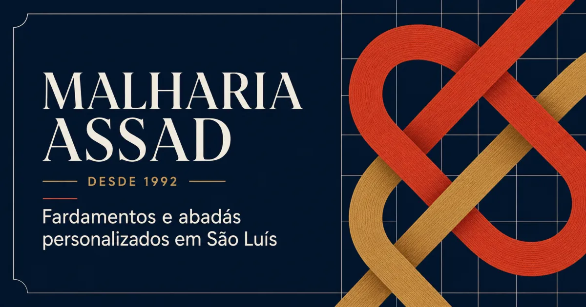 Identidade visual da Malharia Assad aplicada ao projeto web